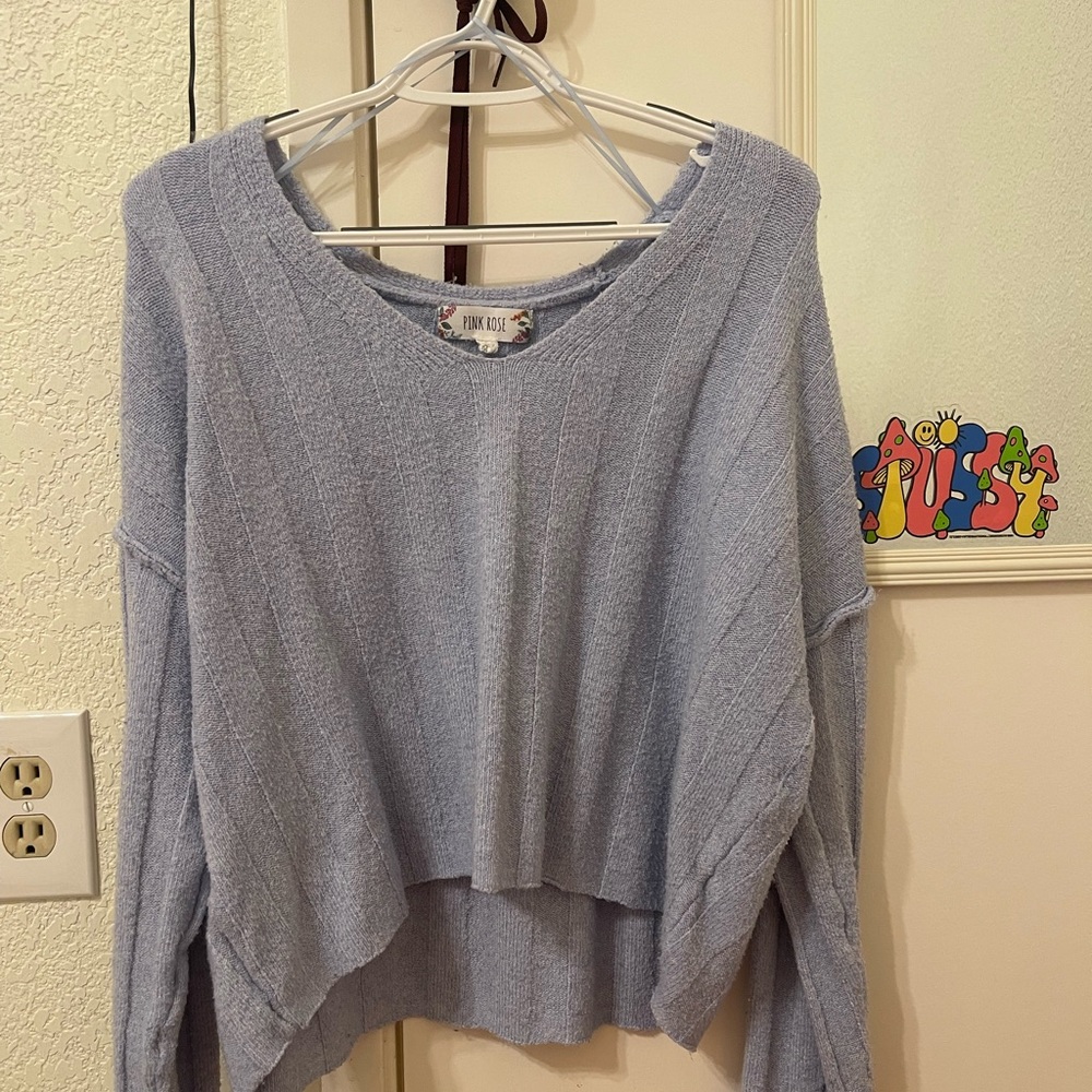 Light blue sweater